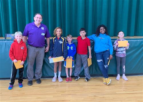 GI Watervliet Elks Poster Contest Winners - group photo